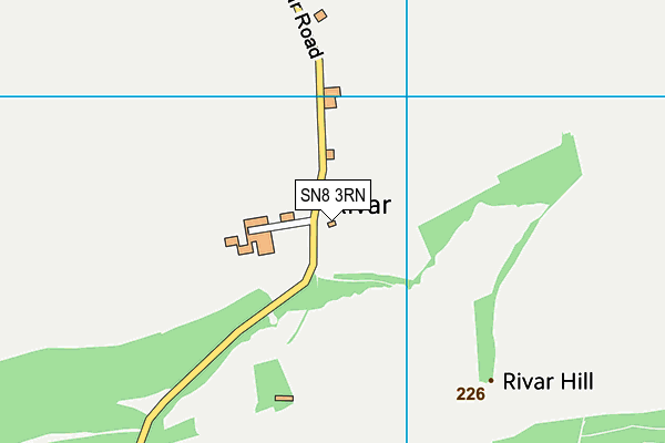 SN8 3RN map - OS VectorMap District (Ordnance Survey)