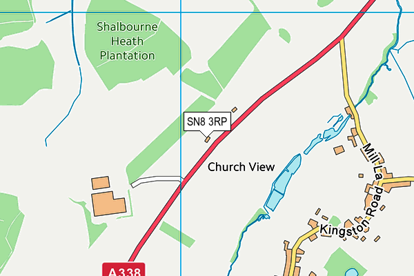 SN8 3RP map - OS VectorMap District (Ordnance Survey)