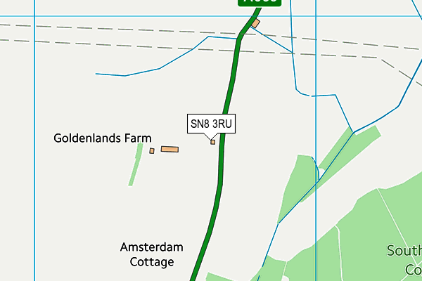 SN8 3RU map - OS VectorMap District (Ordnance Survey)