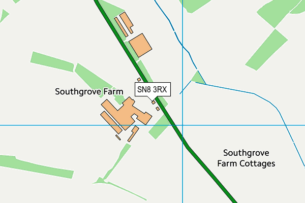 SN8 3RX map - OS VectorMap District (Ordnance Survey)