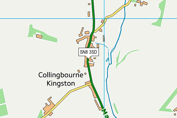 SN8 3SD map - OS VectorMap District (Ordnance Survey)