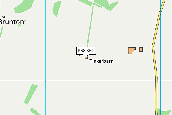 SN8 3SG map - OS VectorMap District (Ordnance Survey)