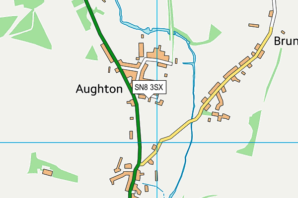 SN8 3SX map - OS VectorMap District (Ordnance Survey)