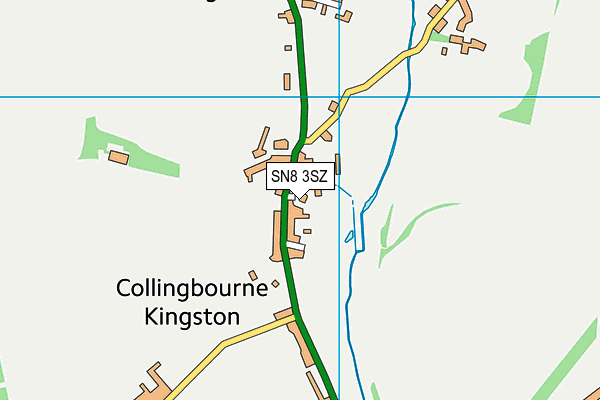 SN8 3SZ map - OS VectorMap District (Ordnance Survey)