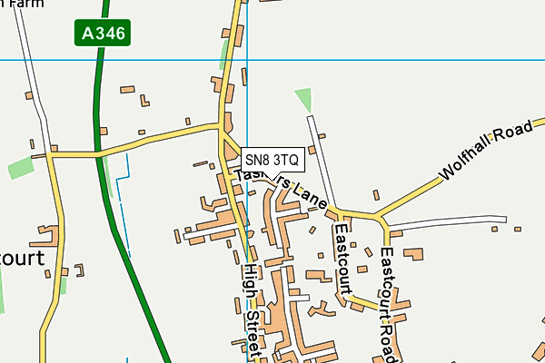 SN8 3TQ map - OS VectorMap District (Ordnance Survey)