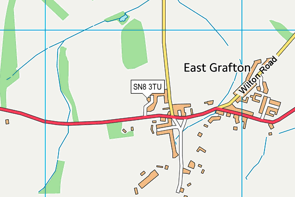 SN8 3TU map - OS VectorMap District (Ordnance Survey)