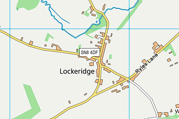 SN8 4DF map - OS VectorMap District (Ordnance Survey)