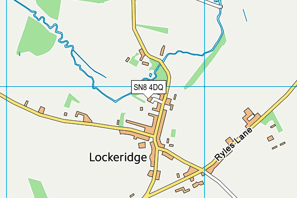 SN8 4DQ map - OS VectorMap District (Ordnance Survey)