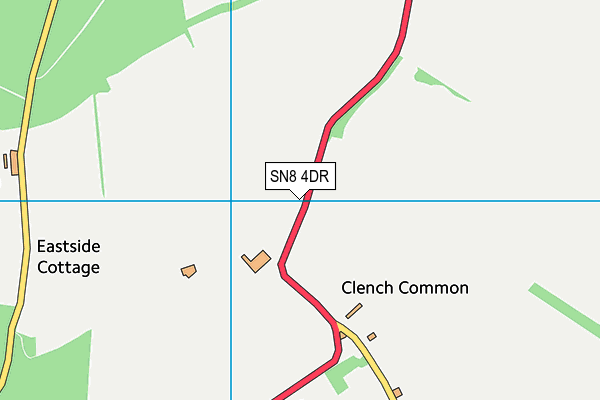 SN8 4DR map - OS VectorMap District (Ordnance Survey)