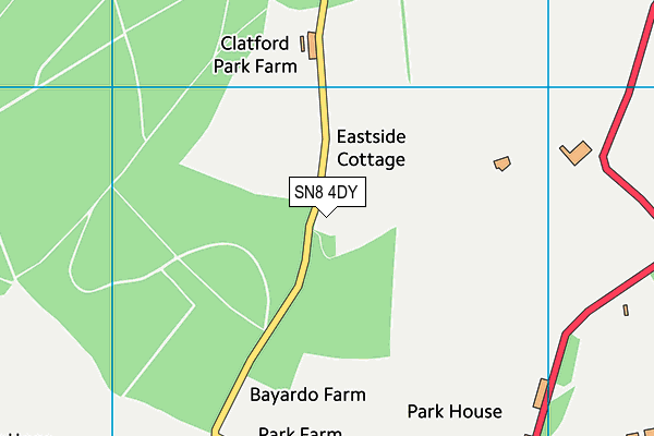 SN8 4DY map - OS VectorMap District (Ordnance Survey)