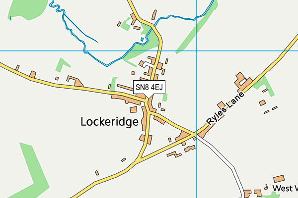 SN8 4EJ map - OS VectorMap District (Ordnance Survey)