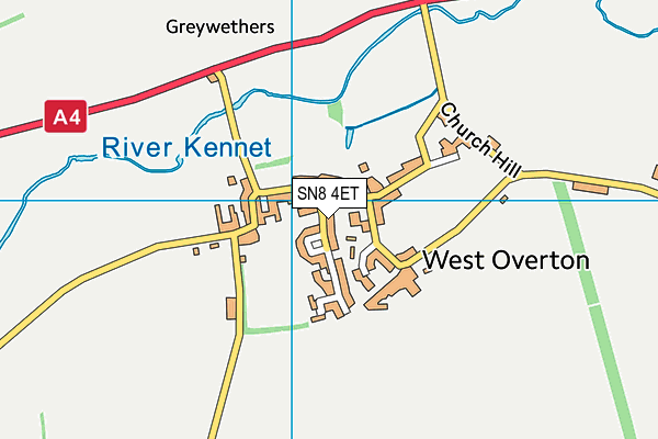 SN8 4ET map - OS VectorMap District (Ordnance Survey)