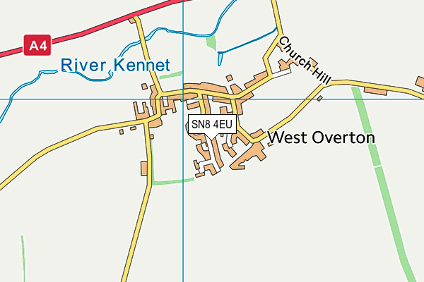 SN8 4EU map - OS VectorMap District (Ordnance Survey)