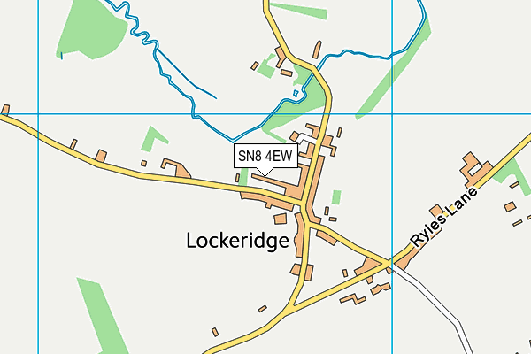 SN8 4EW map - OS VectorMap District (Ordnance Survey)