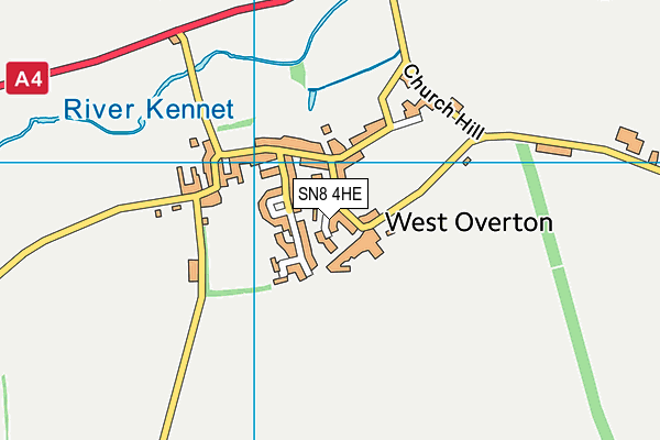 SN8 4HE map - OS VectorMap District (Ordnance Survey)
