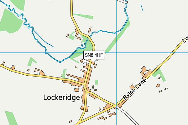 SN8 4HF map - OS VectorMap District (Ordnance Survey)