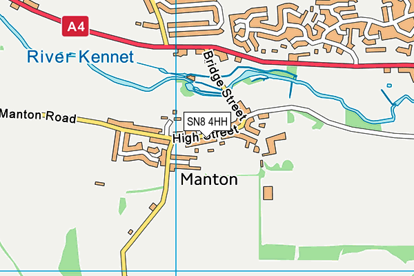 Preshute Church of England Primary School map (SN8 4HH) - OS VectorMap District (Ordnance Survey)