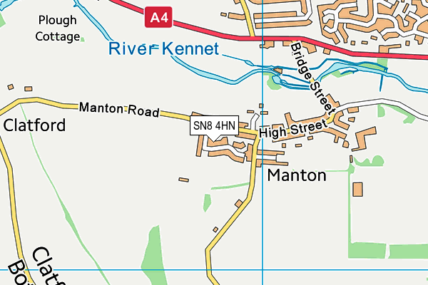 SN8 4HN map - OS VectorMap District (Ordnance Survey)