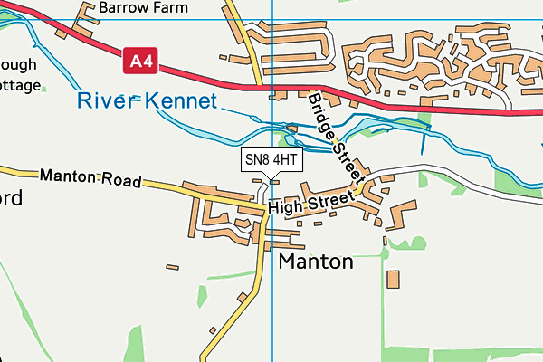 SN8 4HT map - OS VectorMap District (Ordnance Survey)