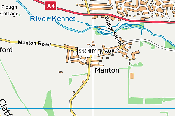 SN8 4HY map - OS VectorMap District (Ordnance Survey)