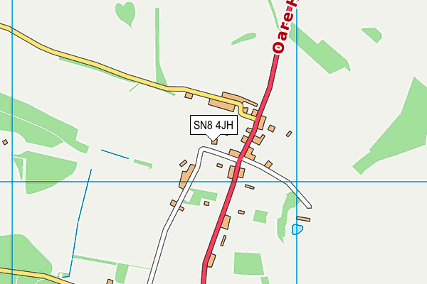 SN8 4JH map - OS VectorMap District (Ordnance Survey)