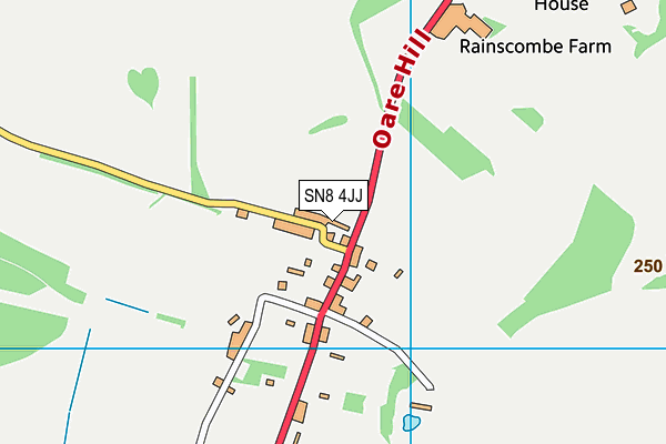 SN8 4JJ map - OS VectorMap District (Ordnance Survey)