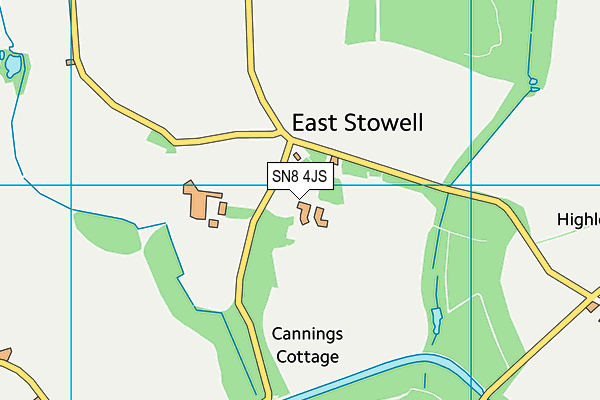 SN8 4JS map - OS VectorMap District (Ordnance Survey)