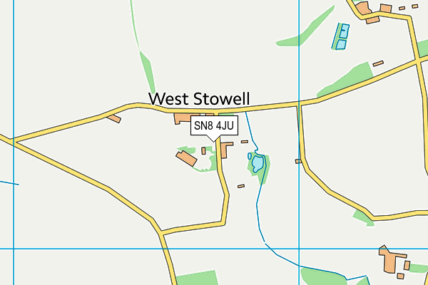 SN8 4JU map - OS VectorMap District (Ordnance Survey)