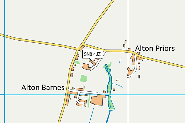 SN8 4JZ map - OS VectorMap District (Ordnance Survey)