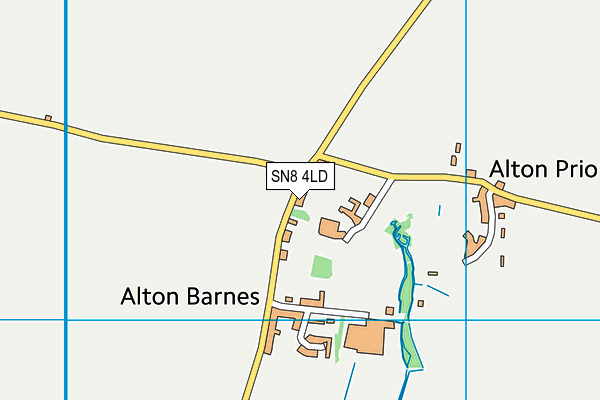 SN8 4LD map - OS VectorMap District (Ordnance Survey)