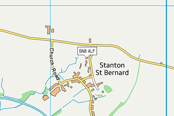 SN8 4LF map - OS VectorMap District (Ordnance Survey)