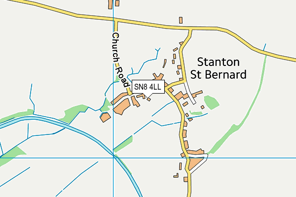 SN8 4LL map - OS VectorMap District (Ordnance Survey)