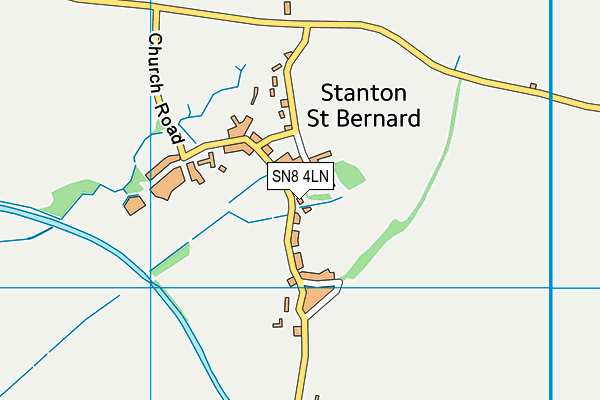 SN8 4LN map - OS VectorMap District (Ordnance Survey)