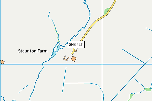 SN8 4LT map - OS VectorMap District (Ordnance Survey)