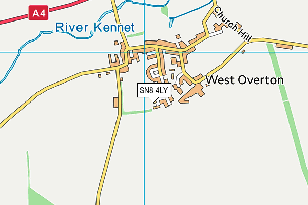 SN8 4LY map - OS VectorMap District (Ordnance Survey)