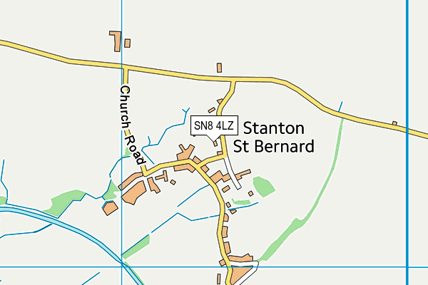 SN8 4LZ map - OS VectorMap District (Ordnance Survey)