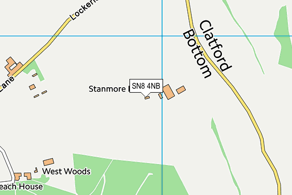 SN8 4NB map - OS VectorMap District (Ordnance Survey)