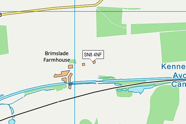 SN8 4NF map - OS VectorMap District (Ordnance Survey)