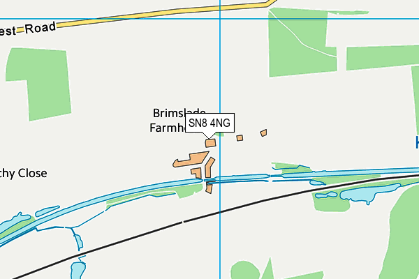 SN8 4NG map - OS VectorMap District (Ordnance Survey)