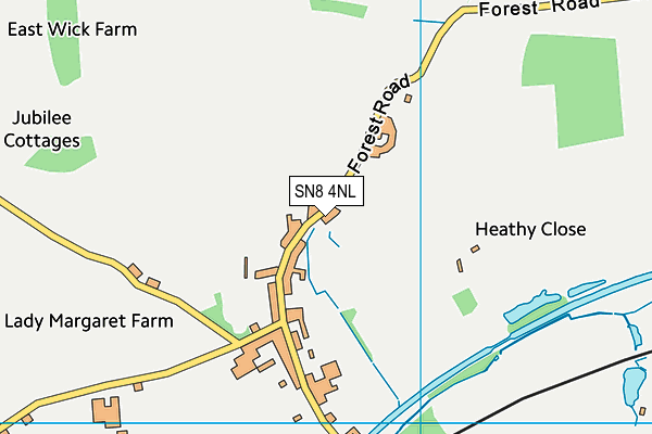 SN8 4NL map - OS VectorMap District (Ordnance Survey)