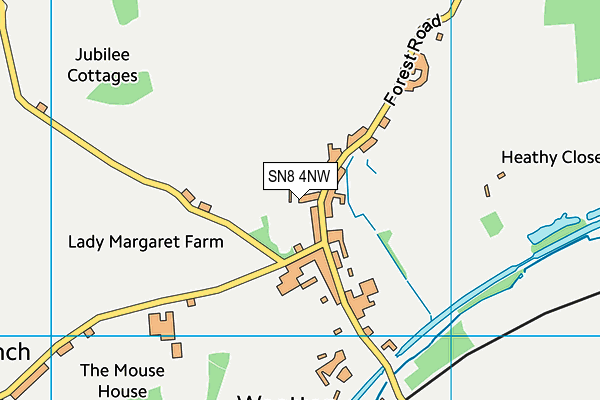 SN8 4NW map - OS VectorMap District (Ordnance Survey)