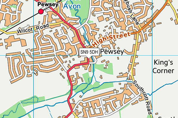 Map of STUDIO 18 (PEWSEY) LTD at district scale