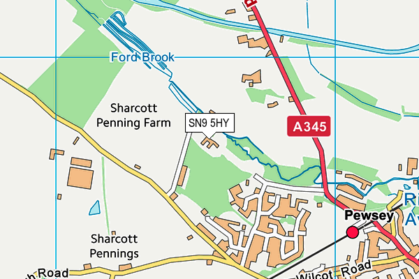 SN9 5HY map - OS VectorMap District (Ordnance Survey)