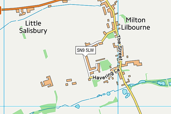 SN9 5LW map - OS VectorMap District (Ordnance Survey)