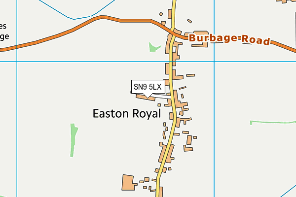 SN9 5LX map - OS VectorMap District (Ordnance Survey)