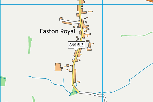 Easton Royal Academy map (SN9 5LZ) - OS VectorMap District (Ordnance Survey)