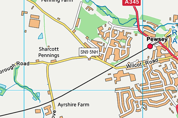 SN9 5NH map - OS VectorMap District (Ordnance Survey)