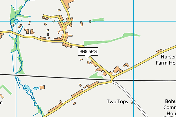 SN9 5PG map - OS VectorMap District (Ordnance Survey)