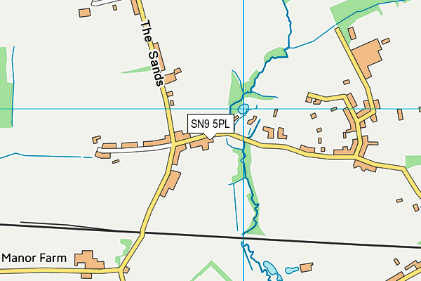 SN9 5PL map - OS VectorMap District (Ordnance Survey)