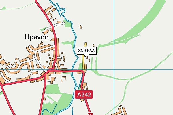 SN9 6AA map - OS VectorMap District (Ordnance Survey)